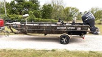 2008 G3 Camo Boat w/ 2007 Yamaha 90 Motor & Traile