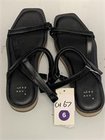 Size 6 Sandals (Open Box, New(