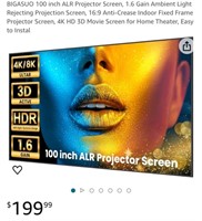 Projector Screen (New)