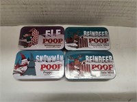 Christmas Poop candy tin with candy New