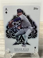 Nolan Ryan All Aces Topps Insert - Ace Of Spades