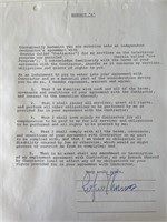 Rufus Thomas signed contract