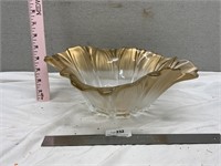 Large Glass Decorative Serving Bowl