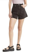 LEVI'S WOMENS HIGH WAISTED MOM SHORTS - SIZE 22W