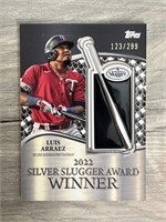 Luis Arraez 123/299 2022 Silver Slugger Award