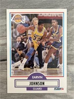1990 Fleer HOF Magic Johnson Card