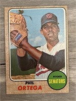Rare HI# 1968 Topps Phil Ortega