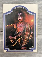 1978 Donruss Gene Simmons Kiss Card