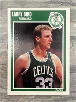 1989 Fleer HOF Larry Bird Card