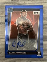 UFC Daniel Rodriguez /49 Optic Blue Rated Rookie