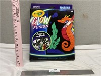 New! Crayola Glow Fusion Coloring Set