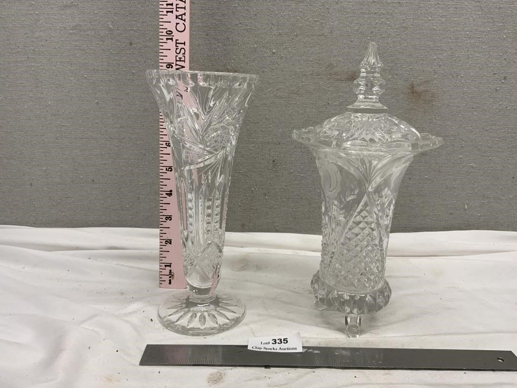 Vintage Lead Crystal Vases