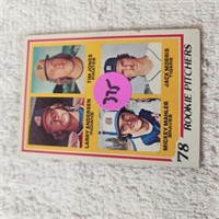 1978 Topps Rookie Pitchers Jack Morris Larry
