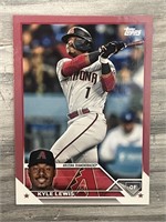 Kyle Lewis Numbered /50 Topps Update