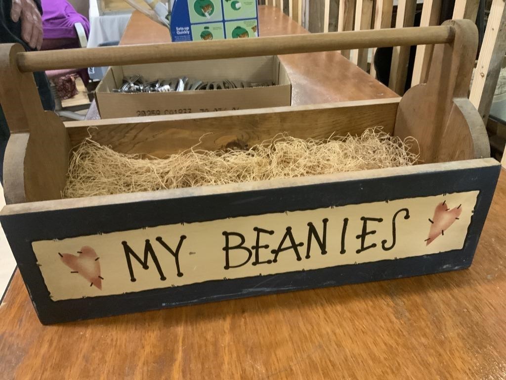 Wooden Beanie Babies Box