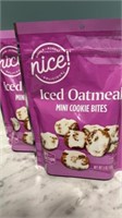 2 in date bags mini iced oatmeal cookies