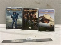 Yellowstone Seasons 1, 2 & 3 DVDs