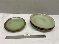 Vintage Frankoma Pottery Plate Lot