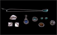 Malachite, Tiger Eye & More Sterling Jewelry