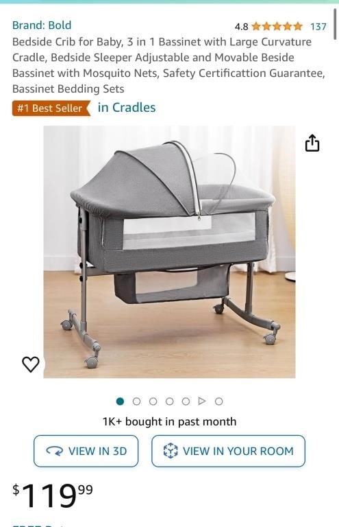 Baby Crib (New)