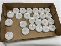 Qty=24 Battery Operated Tea Light Candles