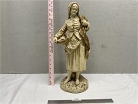 Vintage Woman Statue