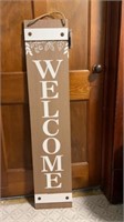 New 2 sided wood porch sign 47 inches tall