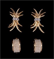 Givenchy Signed Designer Earrings