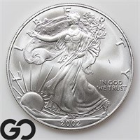 2002 American Silver Eagle, 1oz Fine Silver