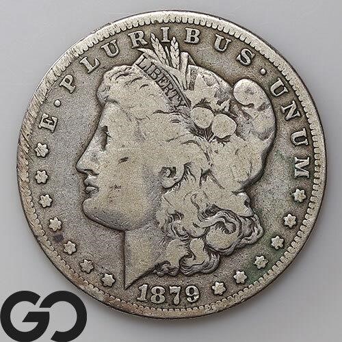 1879-CC Morgan Silver Dollar, VF Bid: 500