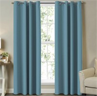 BLACKOUT CURTAIN PANELS 84 INCH X 41IN STORM BLUE