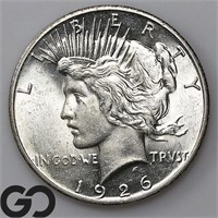 1926 Peace Dollar, BU+ Bid: 80