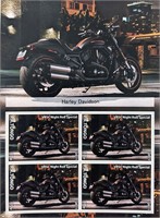 Harley Davidson Stamp Set