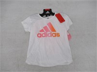 2-Pc Adidas Girl's 6 Set, T-shirt and Short, White
