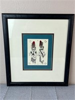 Framed Mari Rose “American Indian Artifacts”