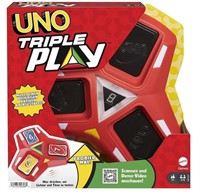 TRIPLE PLAY CARD GAME WITH CARD HOLDER
