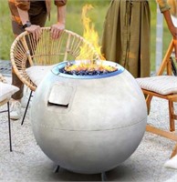 $480 - Ballo Gas Series Fire Pit with Weatherproof