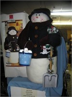 Large decorative snowman