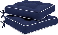 19x19 Favoyard Patio Cushions  2 Pack  Blue