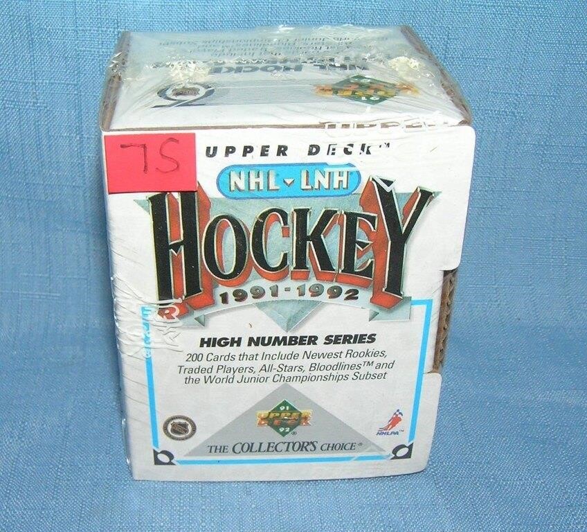 Upper Deck 1991 to 1992 NHL hockey card set