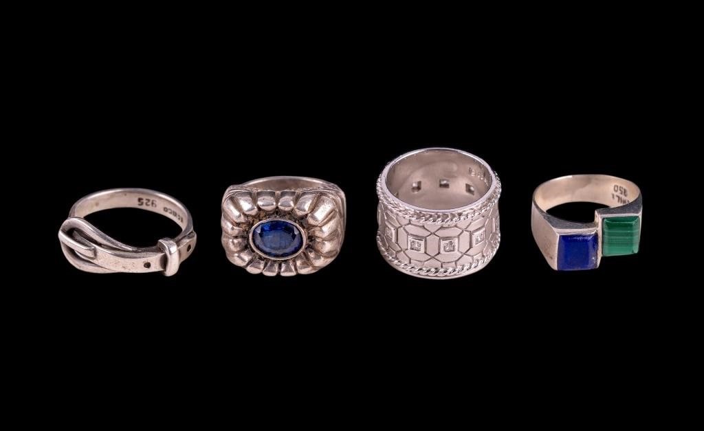Sterling Silver Rings (4)