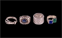 Sterling Silver Rings (4)