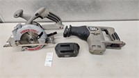 Porter Cable Battery Pack & Tiger Saw