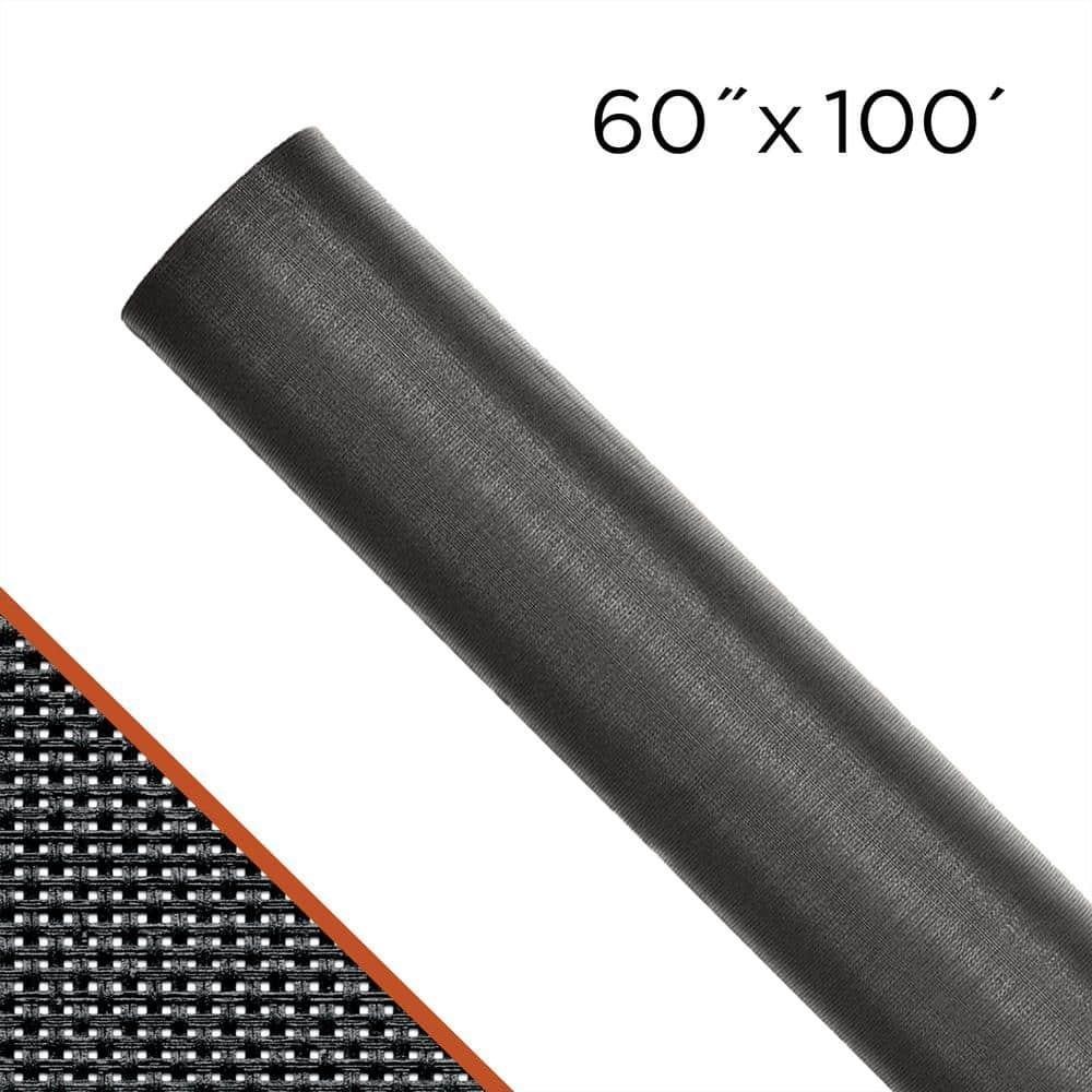 60x100 ft. Charcoal Sun Guard 85 Screen Roll