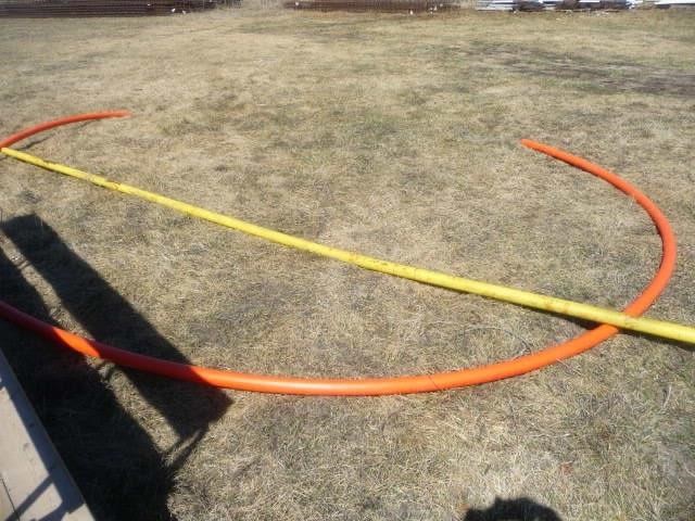 2" steel pipe 19 ft and 2" poly pipe