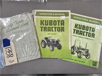 3 Old Farm Tractor/Implement Manuals