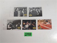 5 Beatles collector cards