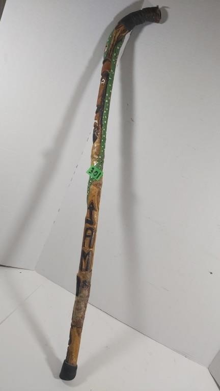 Totem Pole cane, Hand Carved (34" long)