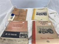 4 Old Farm Tractor/Implement Manuals
