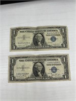2 Silver Certificates 1957A & 1935D
